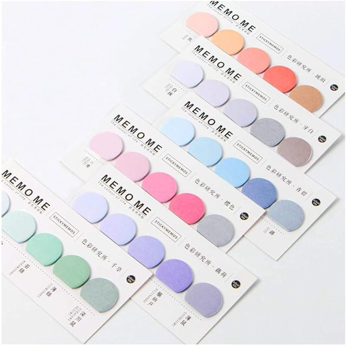 HUNGER Institute of Color Sticky Note Self-Stick Note Office Memo Note,150Pcs/Pad, 6Pads/Pack (Q5... | Amazon (US)