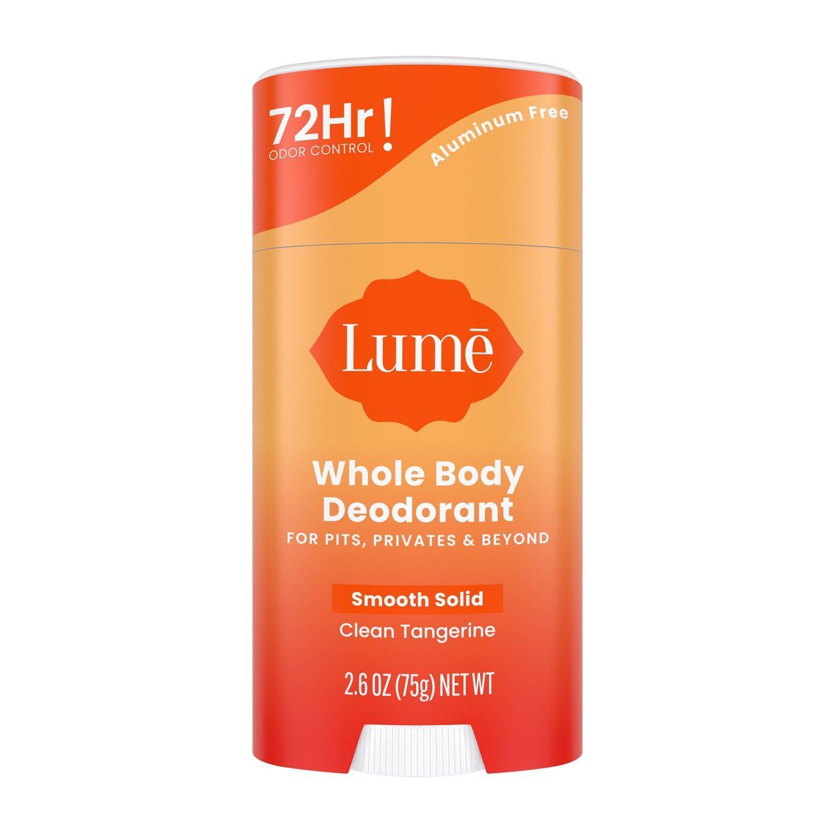 Lume Whole Body Smooth Solid Deodorant Stick - Citrus/Tangerine Scent - 2.6oz | Target