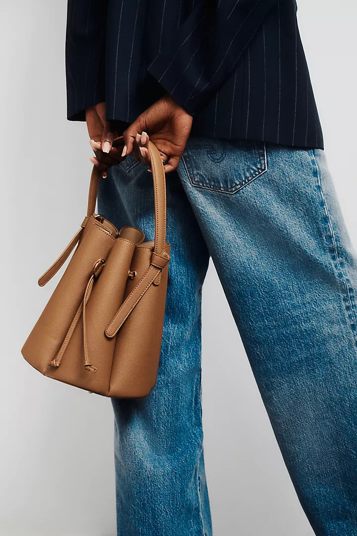 Melie Bianco Laguna Faux Leather Bucket Bag | Anthropologie (US)