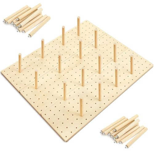 Kigley 3 Pcs Wood Pegboard Drawer Organizer with 32 Pegs Wooden Peg Board Drawer Shelf Organizer Adjustable Peg System for Dishes Plate Pot Container Cookware Utensil Kitchen(20.98 x 5.91 in) | Amazon (US)