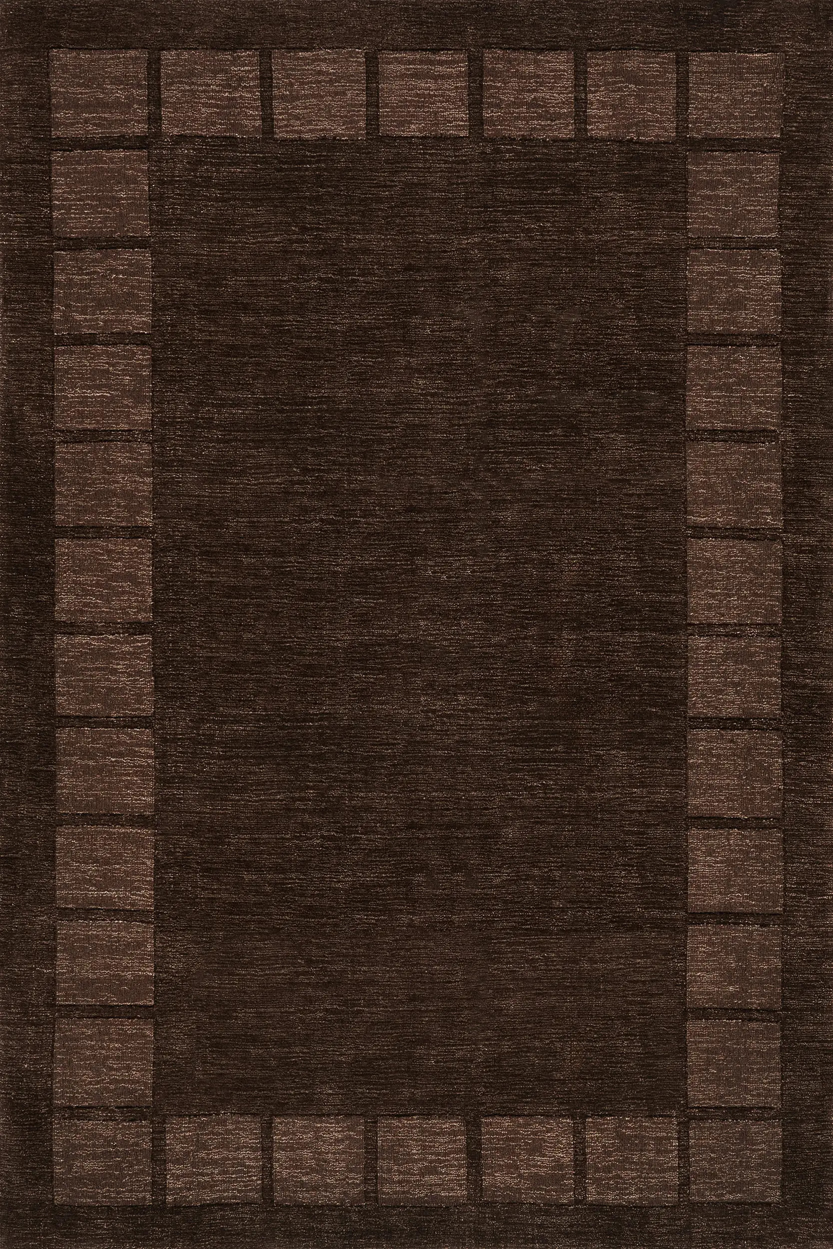 Petra High-Low Wool-Blend Rug | Truffle Brown | Rugs USA