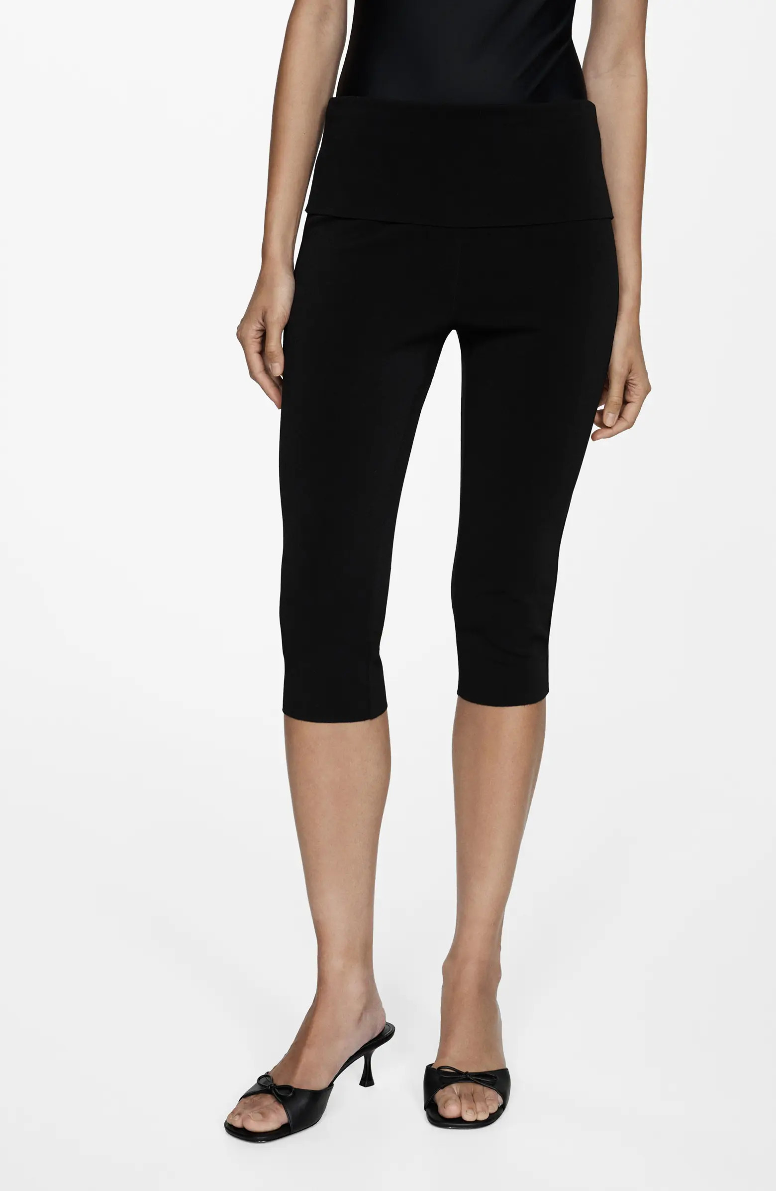 MANGO Tiberio Capri Leggings | Nordstrom | Nordstrom