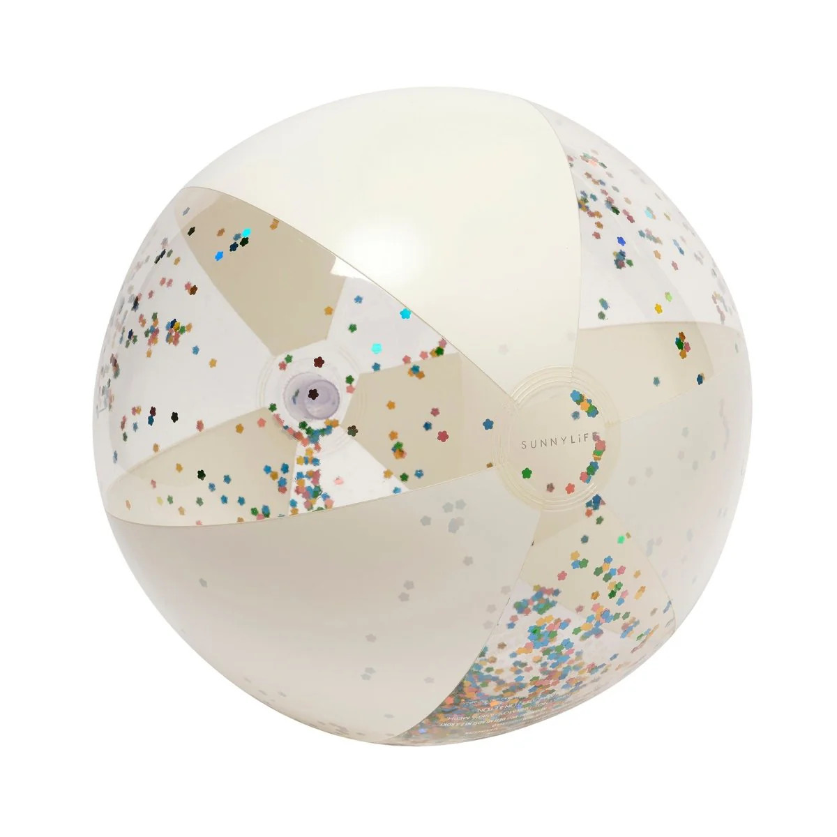 Inflatable Beach Ball - Cotton Candy Glitter | SUNNYLIFE US