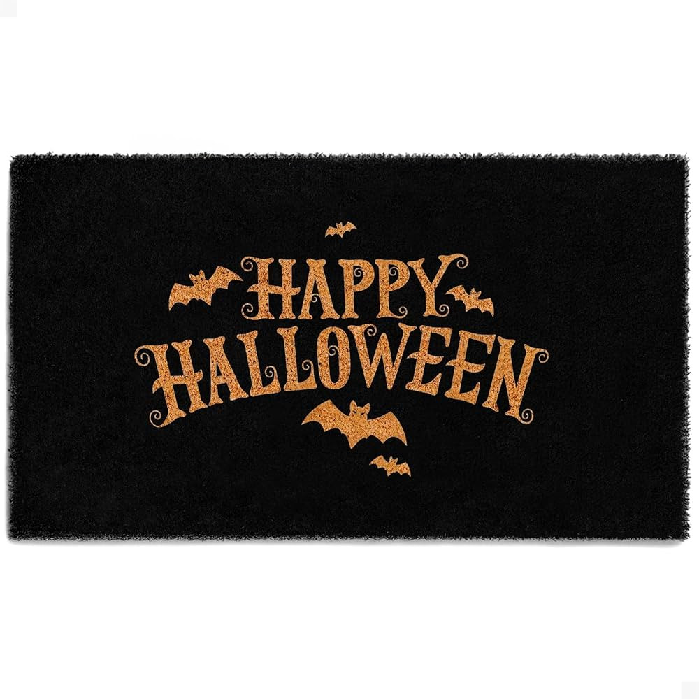 THEODORE MAGNUS Halloween Door Mat - Welcome Mat for Front Door with Non-Slip Backing - Durable D... | Amazon (US)