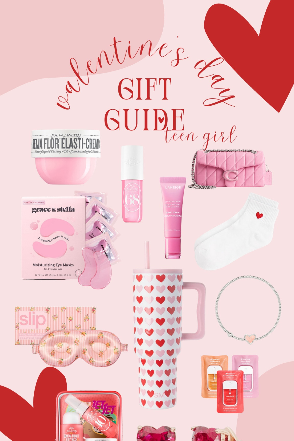 Valentine's Day Gifts for Teen Girls. Make this Valentine’s Day extra special for your teen with the best unique gifts! From Valentine’s-themed tumblers and Valentine’s outfits and purses to bags and beauty and skincare, this list of teen-friendly finds has just what you need. #valentines #valentinesday #valentinesgift #valentinesgifts #giftideas #giftsforher #teen #teengifts #teengirls #valentinesforteens

#LTKGiftGuide #LTKFindsUnder50 #LTKMostLoved