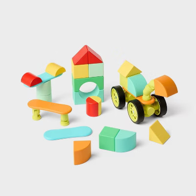 Magnetic Building Blocks Set - 30pc - Gigglescape™ | Target