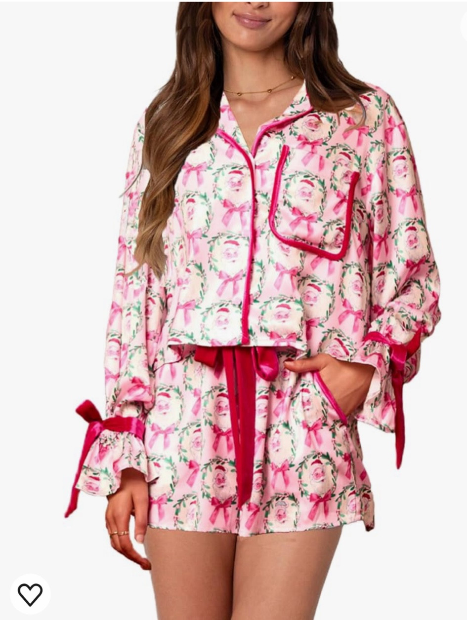 Christmas bow pajamas on sale 🎀

#LTKSaleAlert #LTKSeasonal #LTKHoliday