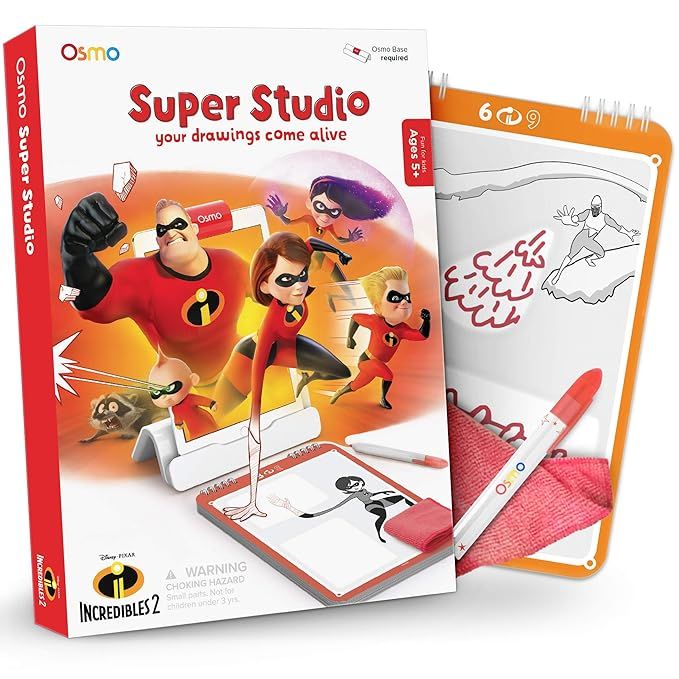 Osmo Super Studio Learn to Draw Your Favorite Incredibles 2 Characters & Watch Them Come to Life!... | Amazon (US)