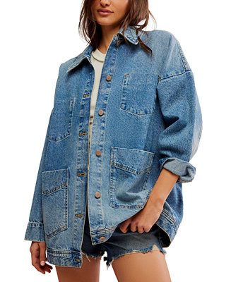 Free People Women's Avery Denim Jacket - Macy's | Macy's