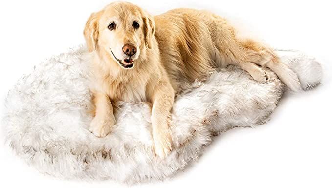 PAW Brands Puprug Faux Fur Memory Foam Orthopedic Dog Bed, Premium Memory Foam Base, Ultra-Soft F... | Amazon (US)