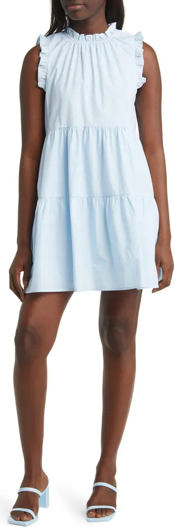 Ruffle Tiered Cotton Babydoll Dress | Nordstrom