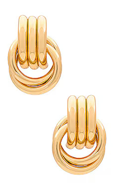Heaven Mayhem Mini Knot Earring in Gold from Revolve.com | Revolve Clothing (Global)