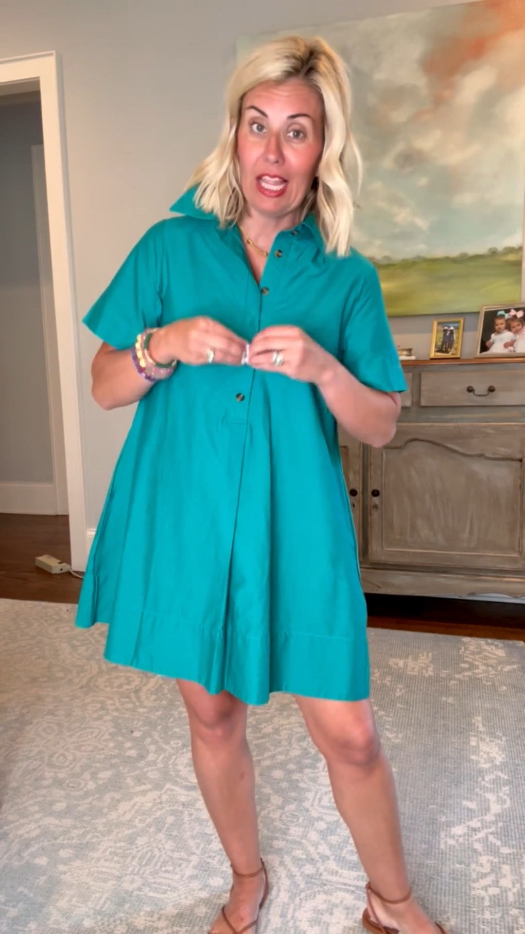 Oh my goodness…. I think this is one of the first dresses I got from the Zon and I was like wait a minute!! Y’all this one is a must have! I’m in a small. 

#LTKspringtrends #LTKspring #LTKmomlife