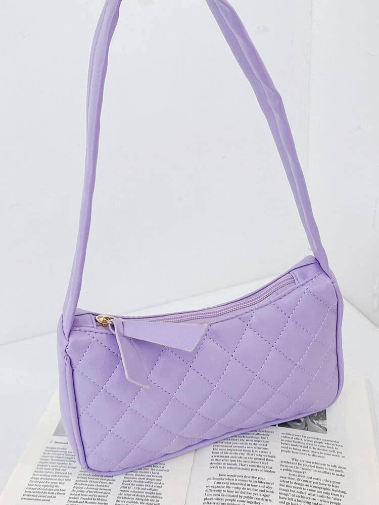 Girls Quilted Baguette Bag | SHEIN