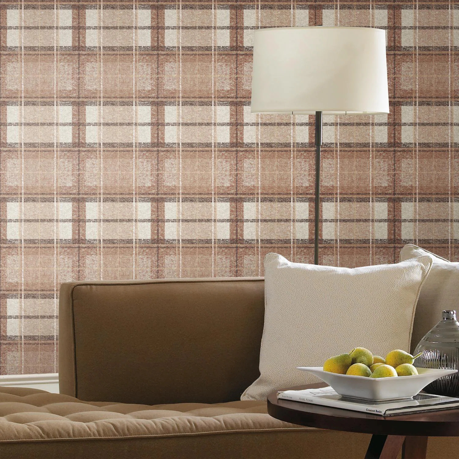 Doreen Peel & Stick Plaid Roll | Wayfair North America