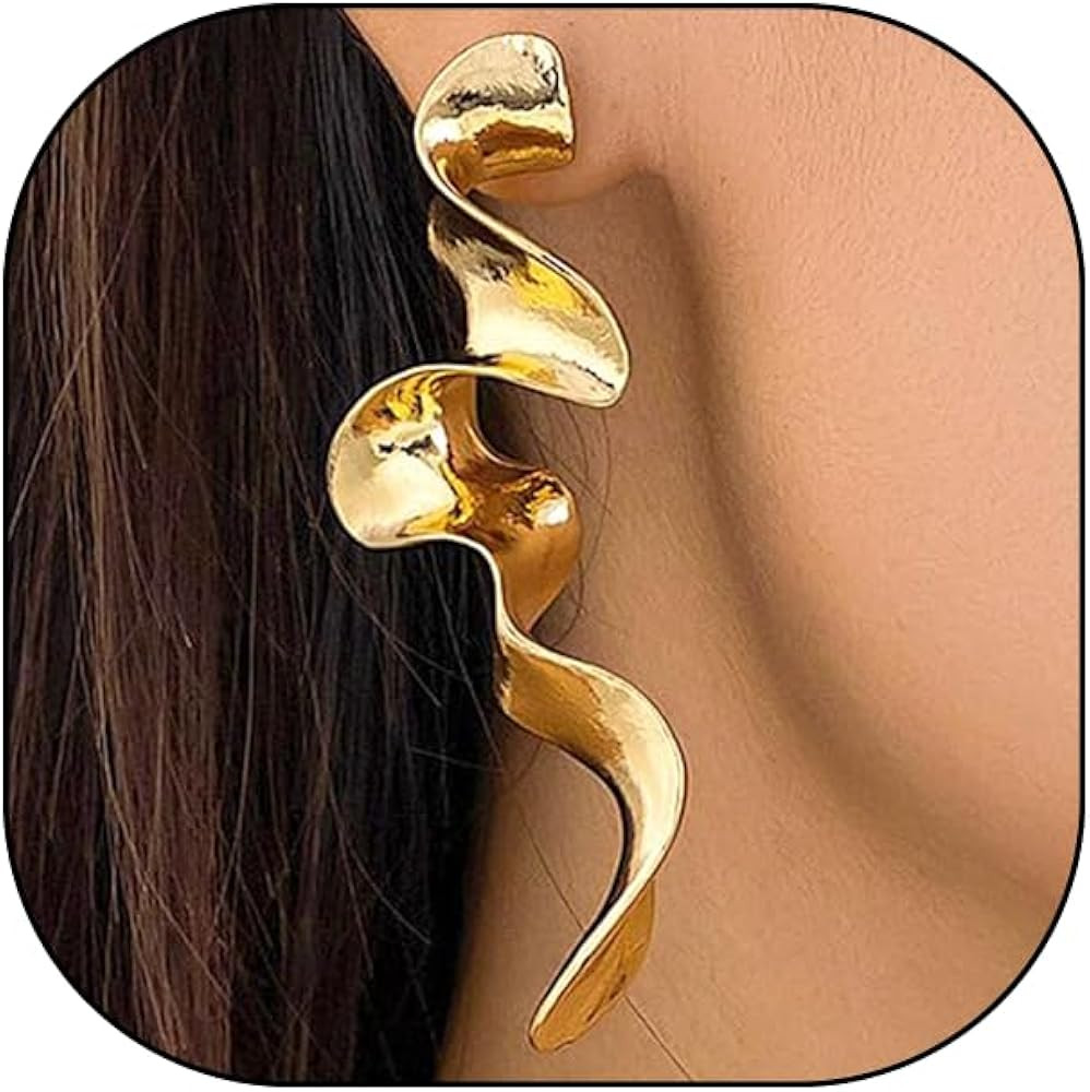 Fashion Gold Irregular Geometric Drop Dangle Earrings for Women Boho Silver Long Statement Earrin... | Amazon (US)