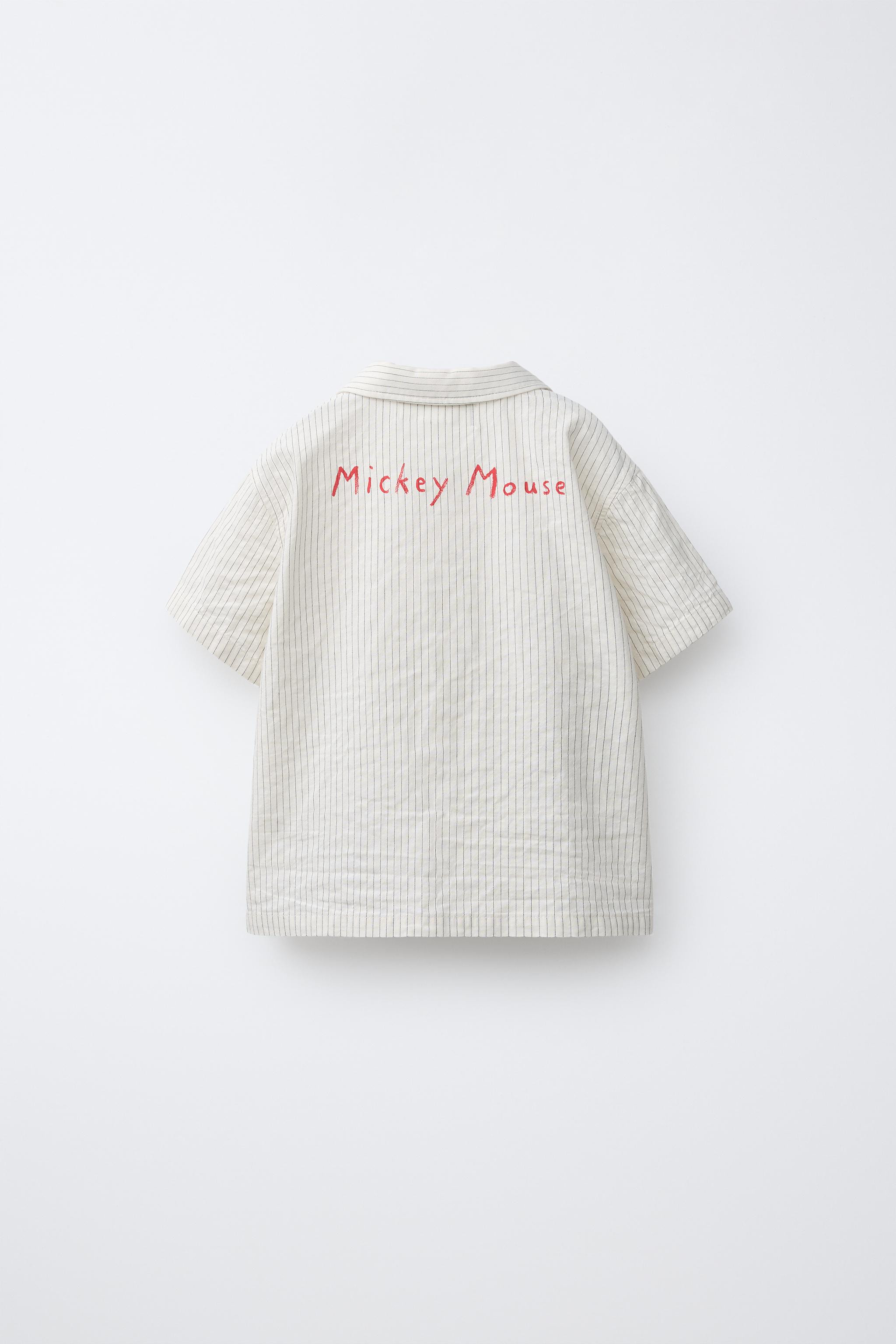 MICKEY MOUSE © DISNEY STRIPED SHIRT | Zara US