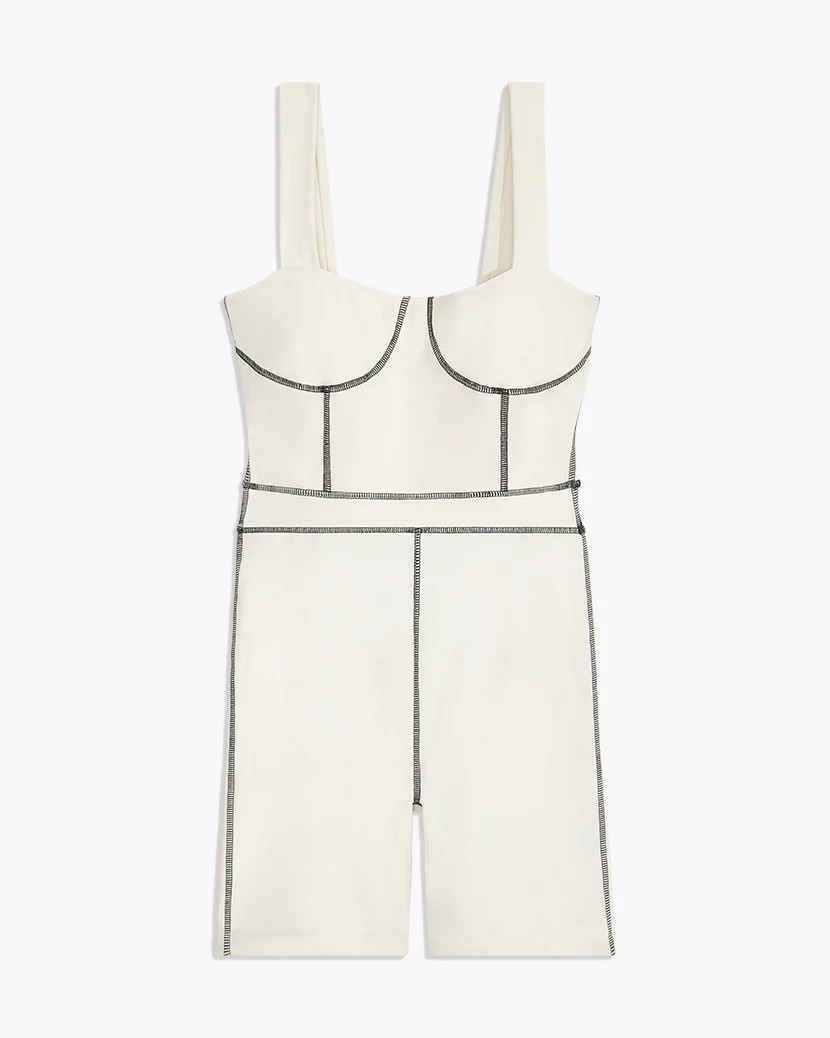 Corset Bodysuit - XS Off White | We Wore What