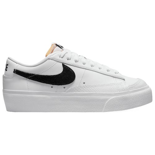 Nike Womens Nike Blazer Low Platform - Womens Shoes White/Black Size 07.5 | Foot Locker (US)