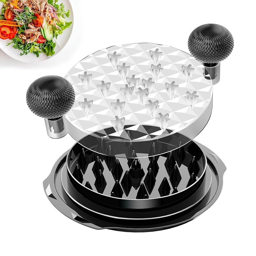 Chicken Shredder Tool Twist, Meat Shredder with Brush, Large Visible Chicken Breast Grinder, Stro... | Amazon (US)