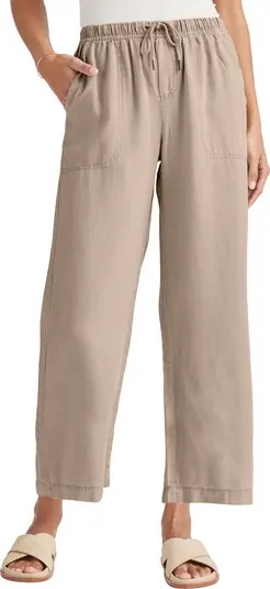 Angie Crop Wide Leg Pants | Nordstrom