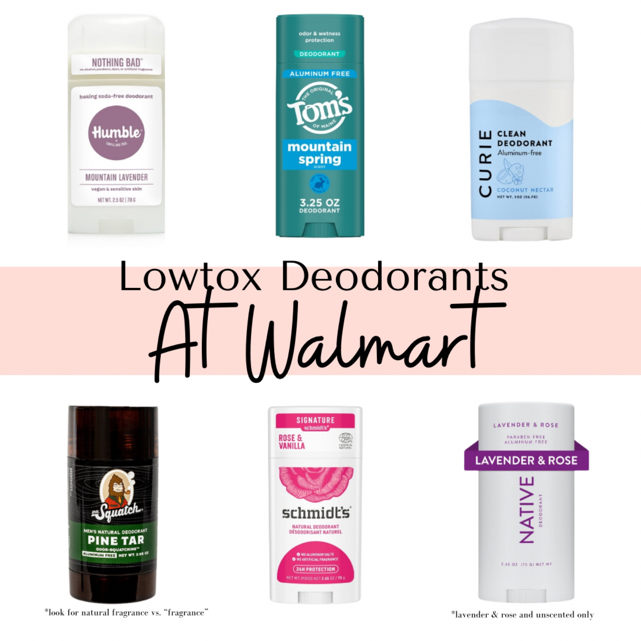 Lowtox deodorants #nontoxic #toxinfree #fragrancefree