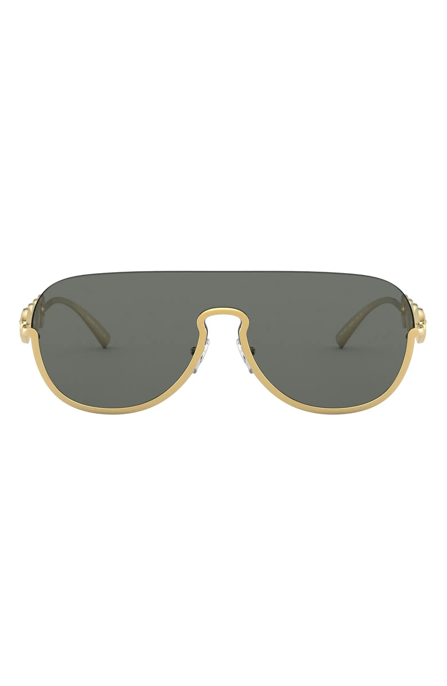 Versace 138mm Pilot Shield Sunglasses | Nordstromrack | Nordstrom Rack