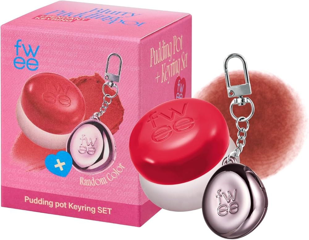fwee Blurry Pudding Pot + Keychain SET | Airbrushed Blush & Lip, Buildable Pigment, Long-lasting,... | Amazon (US)