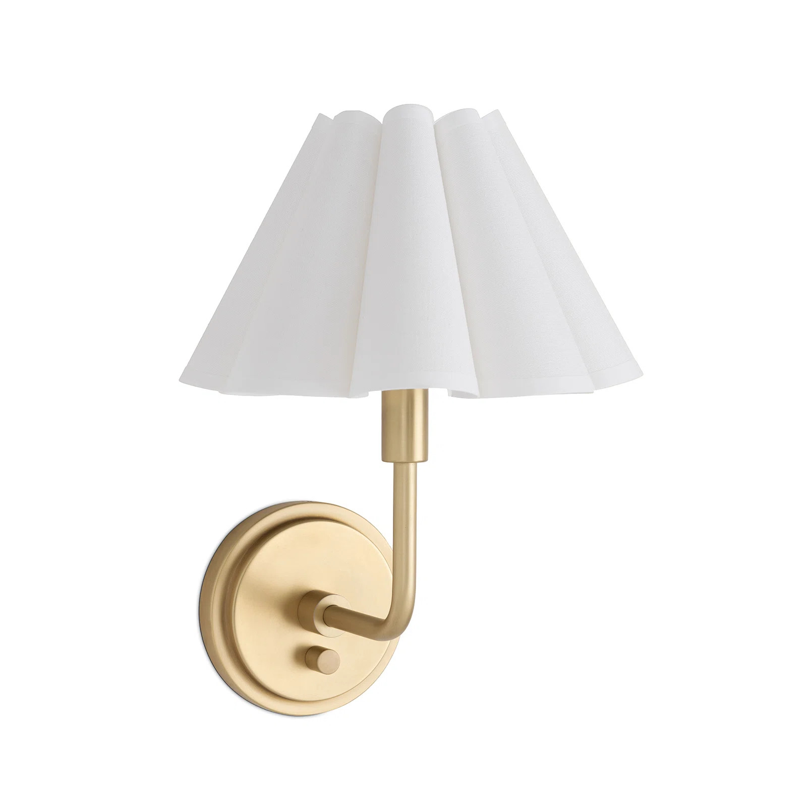 Polly Sconce Single (Scalloped Shade) | Wayfair North America