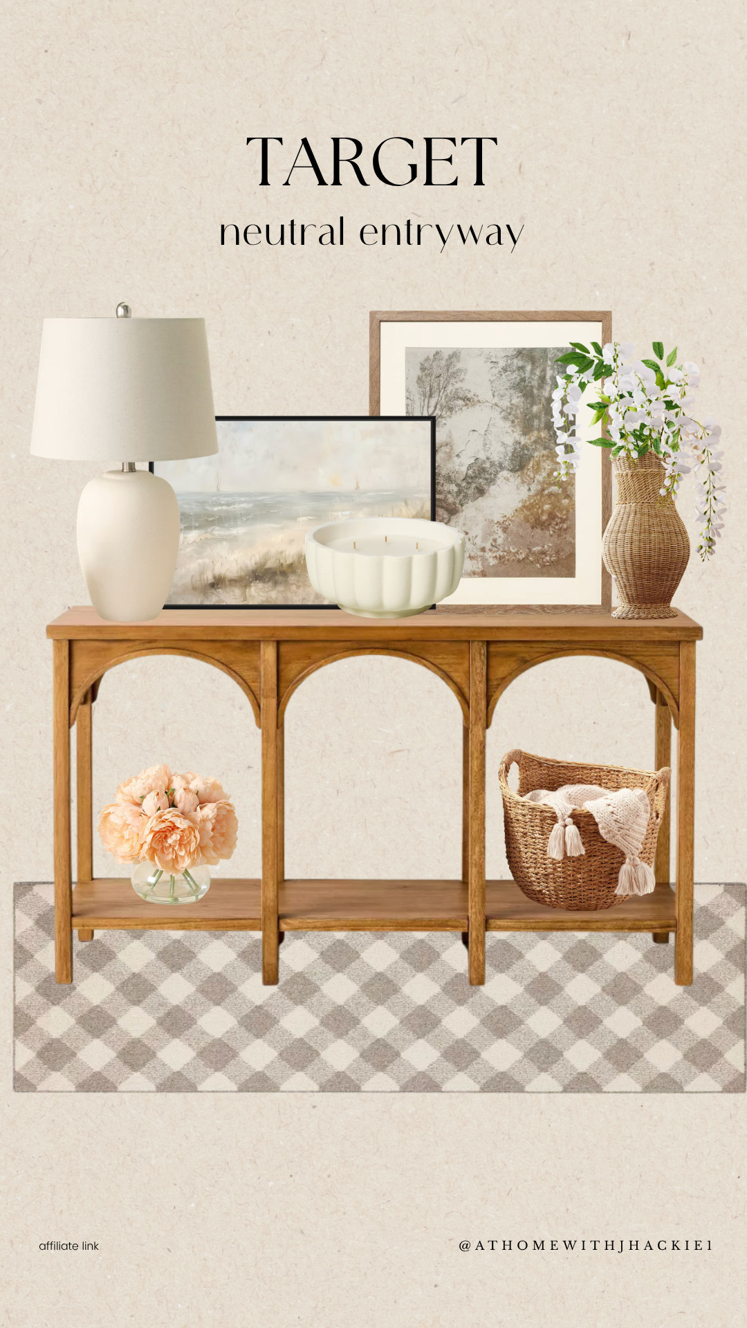 TARGET neutral entryway, target entryway decor, neutral entryway styling, entryway table decor, target home finds, neutral home decor, organic modern entryway, console table styling, woven baskets decor, framed wall art, neutral lamps, floral arrangement decor, cozy entryway inspiration, target home aesthetic, warm neutral decor, cottage inspired entryway, layered home decor, welcoming home decor, affordable entryway styling, neutral rug decor, target decor finds

#LTKHome