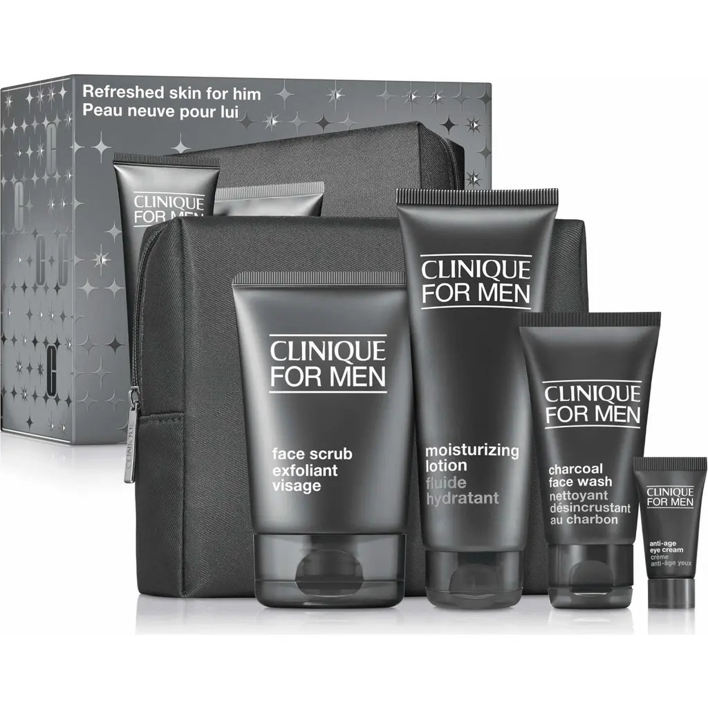 Clinique Refreshed Skin For Him Skincare Gift Set $104 Value at Nordstrom Rack | Nordstrom Rack