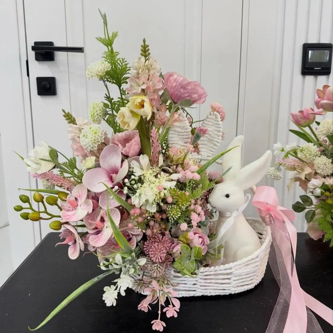 Bring a little springtime joy into your home with this charming Easter bunny centerpiece by Lozynka. Designed with soft pastel artificial flowers arranged in a woven wicker basket, this decorative piece creates a cozy farmhouse feel that’s perfect for seasonal decorating. Style it on your dining table, entryway, or coffee table for an easy Easter accent that adds warmth, color, and festive charm to your space.

#LTKHome #EasterDecor #SpringDecor #FarmhouseHome #SeasonalDecor #EasterCenterpiece #HomeDecorIdeas #SpringStyling

#LTKSeasonal #LTKHome