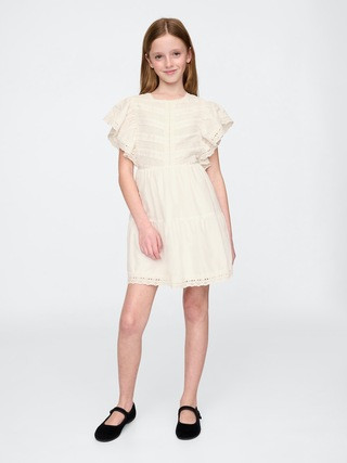 Kids Lace Tiered Ruffle Dress | Gap (US)