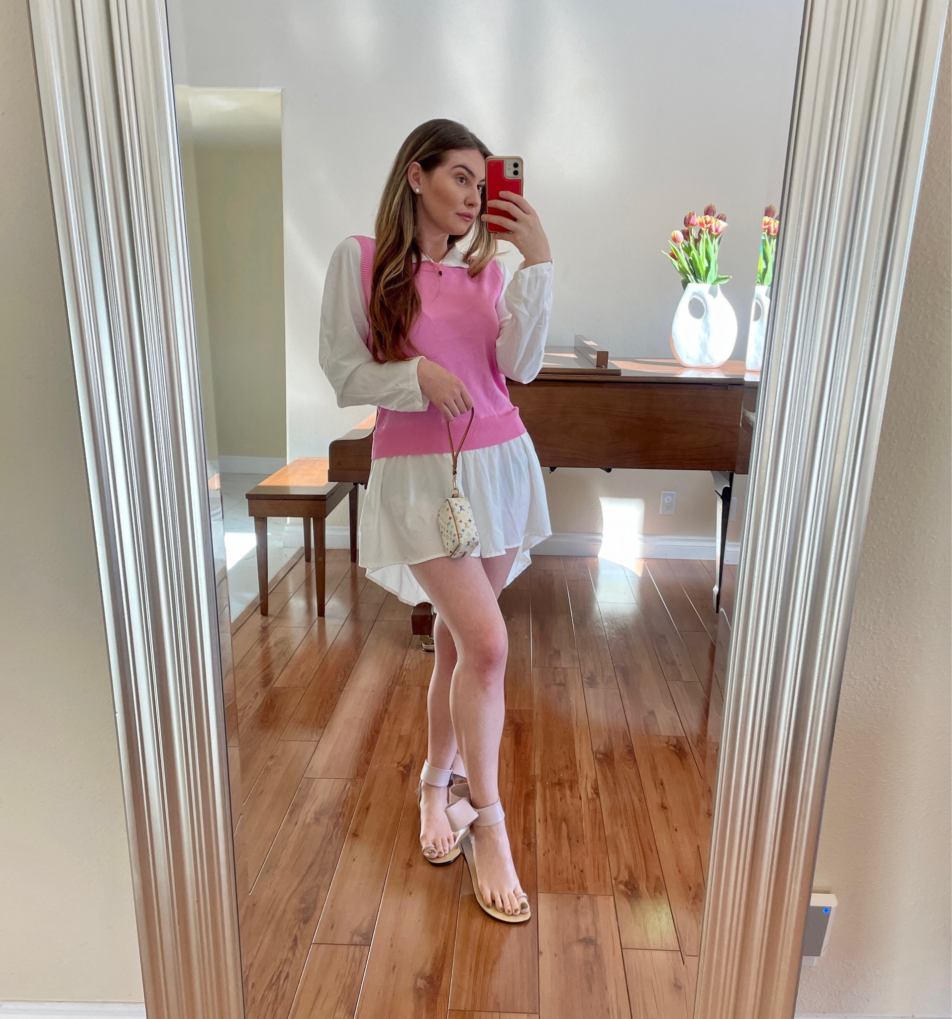 This fun sweater dress is from Glamify that you can shop on the blog but linked a cute alternative! The Amazon set is so nice to have for spring and summer! Sandals are linked on the blog 💕

#LTKSeasonal #LTKstyletip #LTKfit