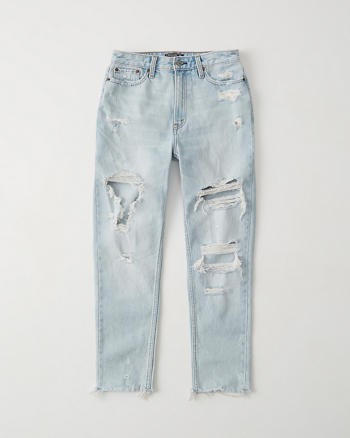 High Rise Mom Jeans | Abercrombie & Fitch US & UK