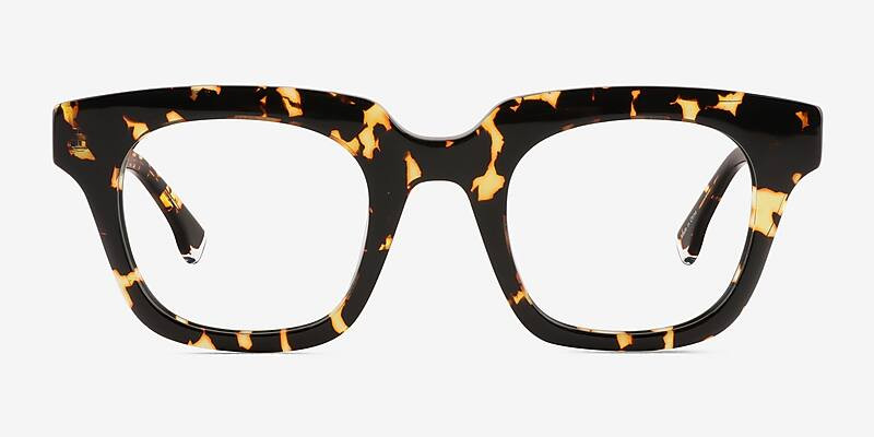 Ray Square Spotty Tortoise Glasses for Men | Eyebuydirect | EyeBuyDirect.com