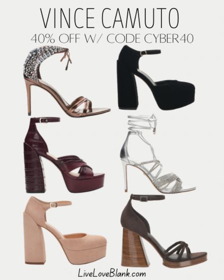 These Vince Camuto heels are 40% off with code Cyber40
Holiday gift idea

#LTKGiftGuide #LTKHoliday #LTKCyberweek