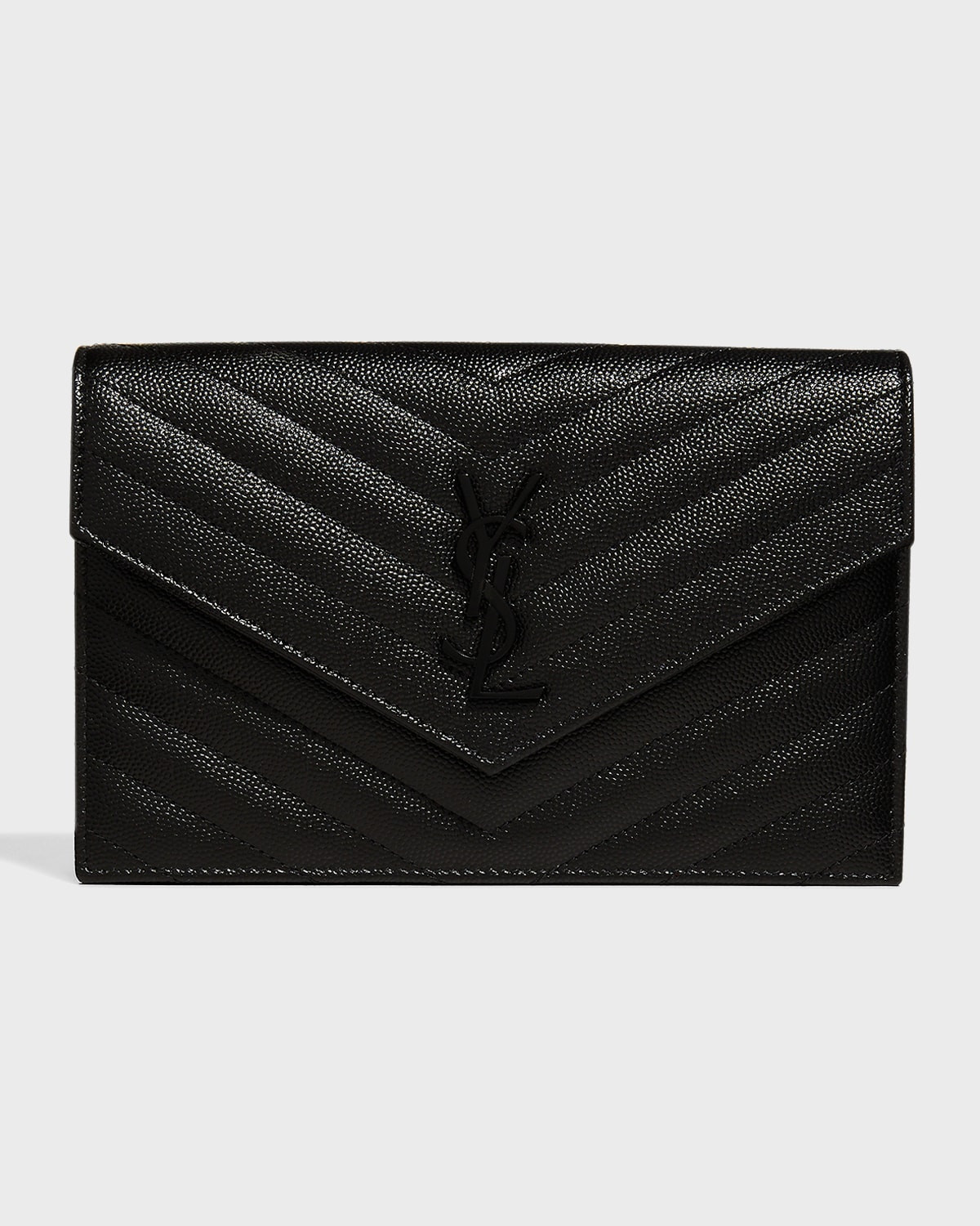 Small YSL Envelope Flap Wallet on Chain | Neiman Marcus