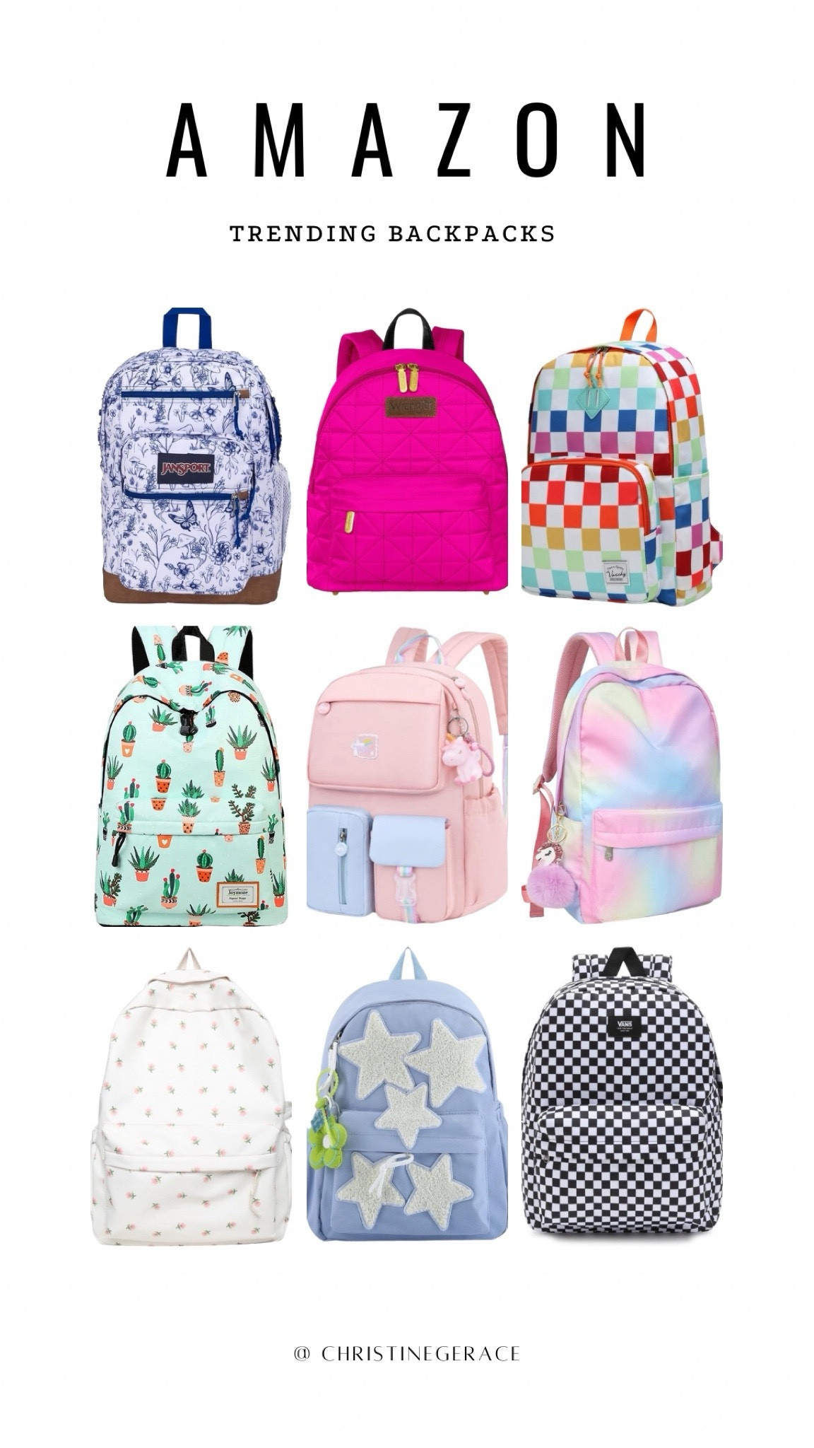 Amazon backpacks ! Loving all of these patterns 

#LTKItBag #LTKKids #LTKBacktoSchool