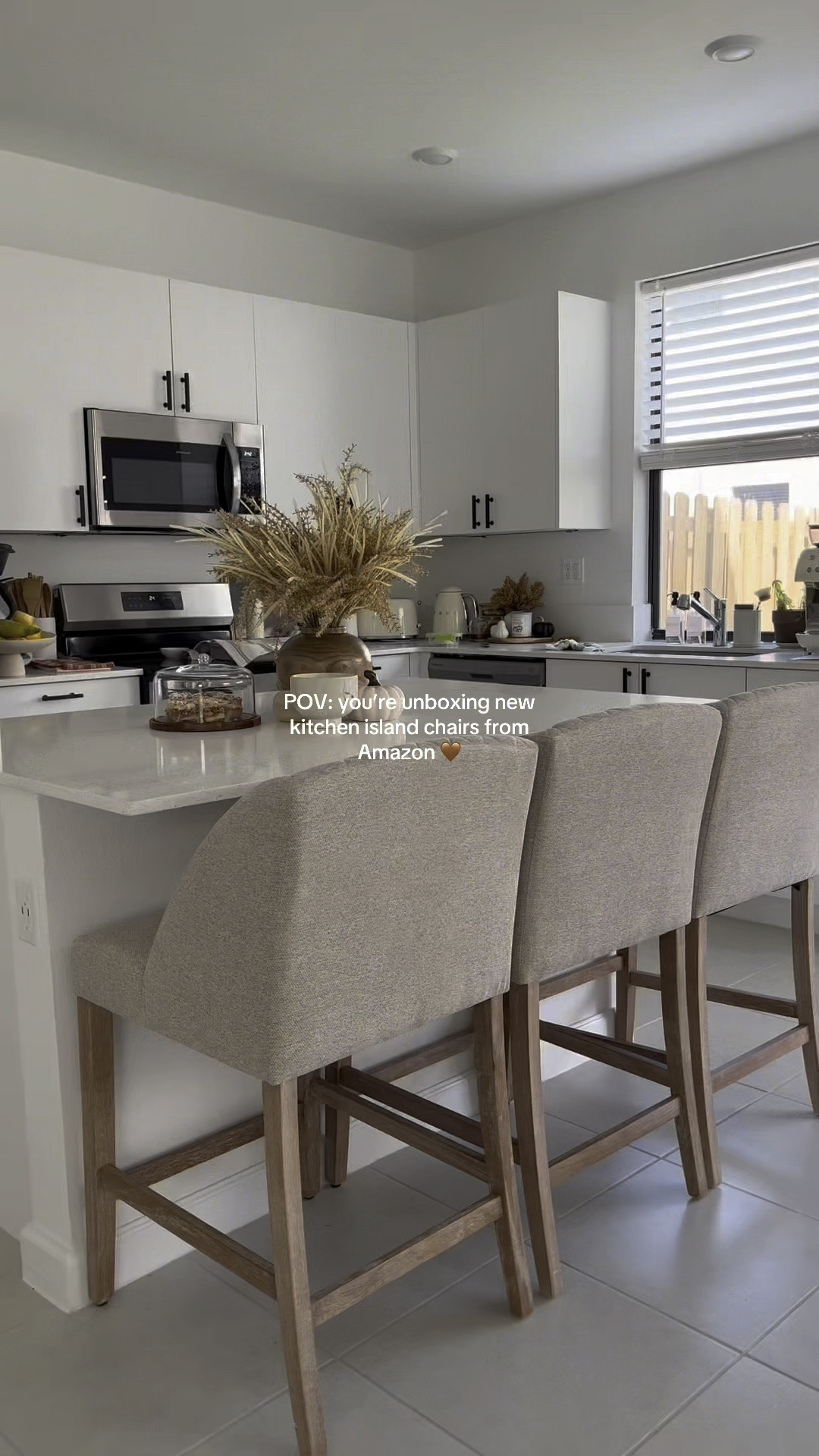 So in love 🤎
#amazonfinds
#amazonfinds #amazonfavorites #amazonhome #amazonchair #kitchenchairs #kitchenislanddecor #kitchenislandchairs #amazonstorefront #amazonstorefrontfinds #kitchendecor #newhome #kitchenfurniture

#LTKStyleTip #LTKHome #LTKVideo