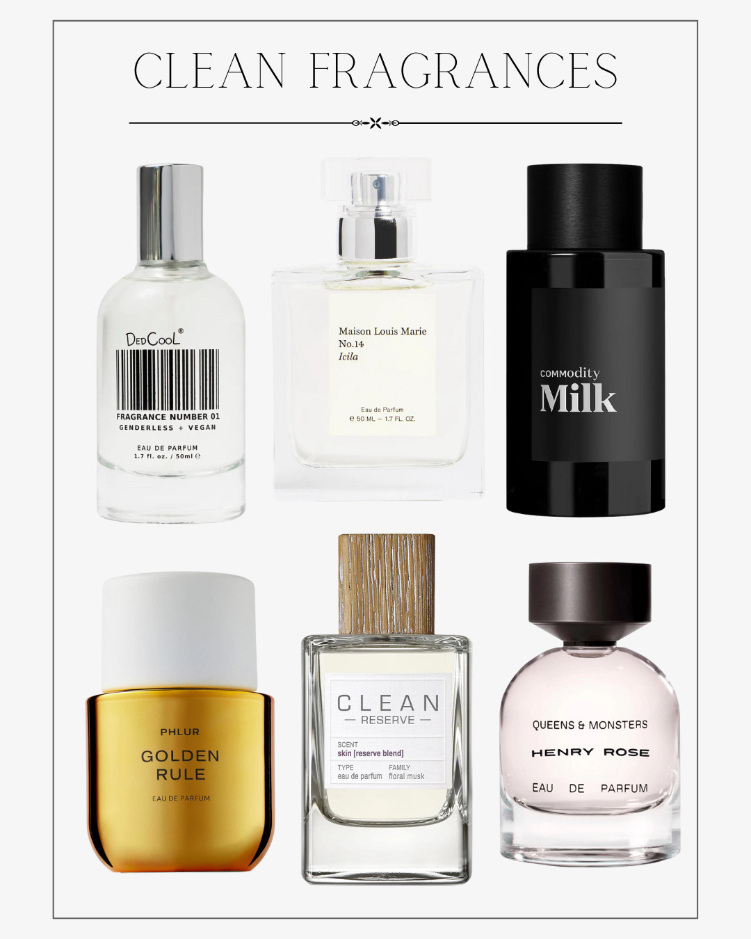 Clean / Low-Tox Fragrance Lines to Try 

 #LTKBeauty