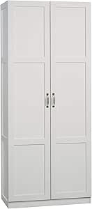 Sauder Select Storage Cabinet, L: 29.61" x W: 16.02" x H: 71.50", White Finish | Amazon (US)