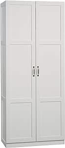 Sauder Select Storage Cabinet, L: 29.61" x W: 16.02" x H: 71.50", White Finish | Amazon (US)