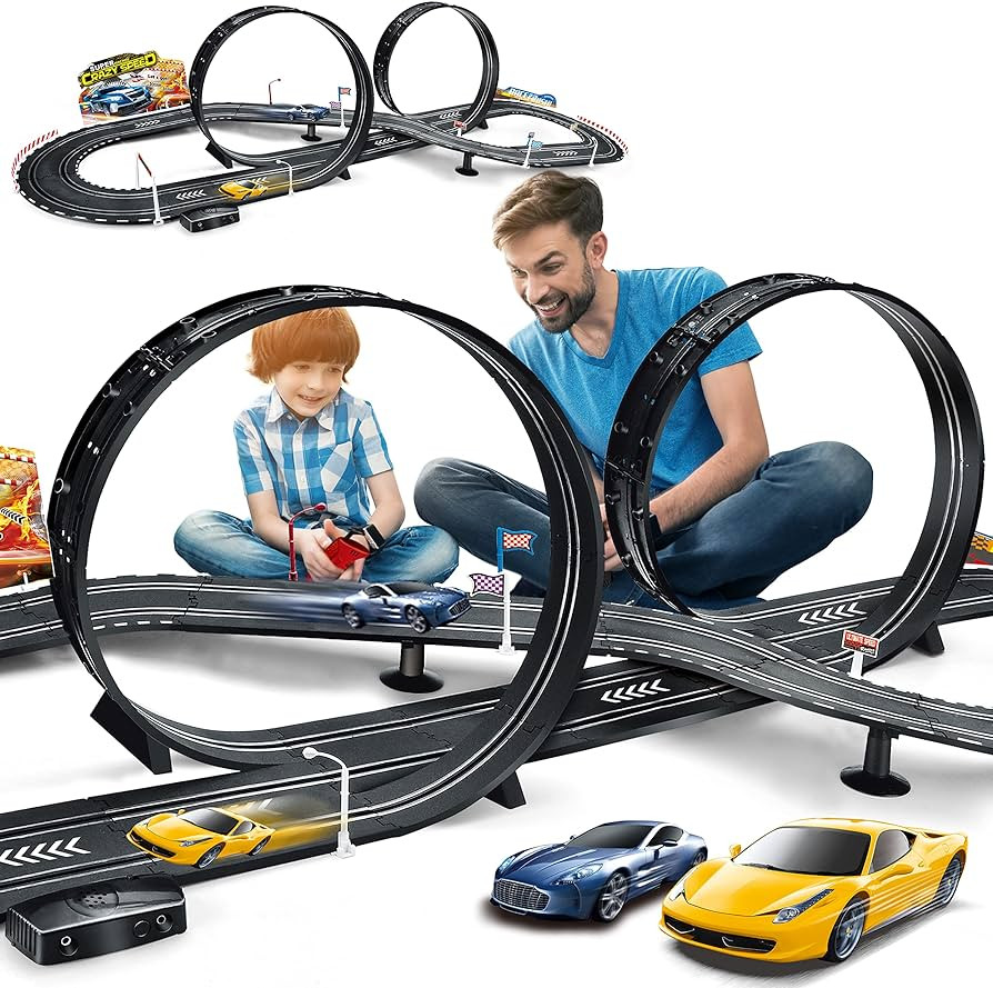 Kids Toy-Electric Powered Slot Car Race Track Set Boys Toys for 6 7 8-12 Years Old Boy Girl Best ... | Amazon (US)