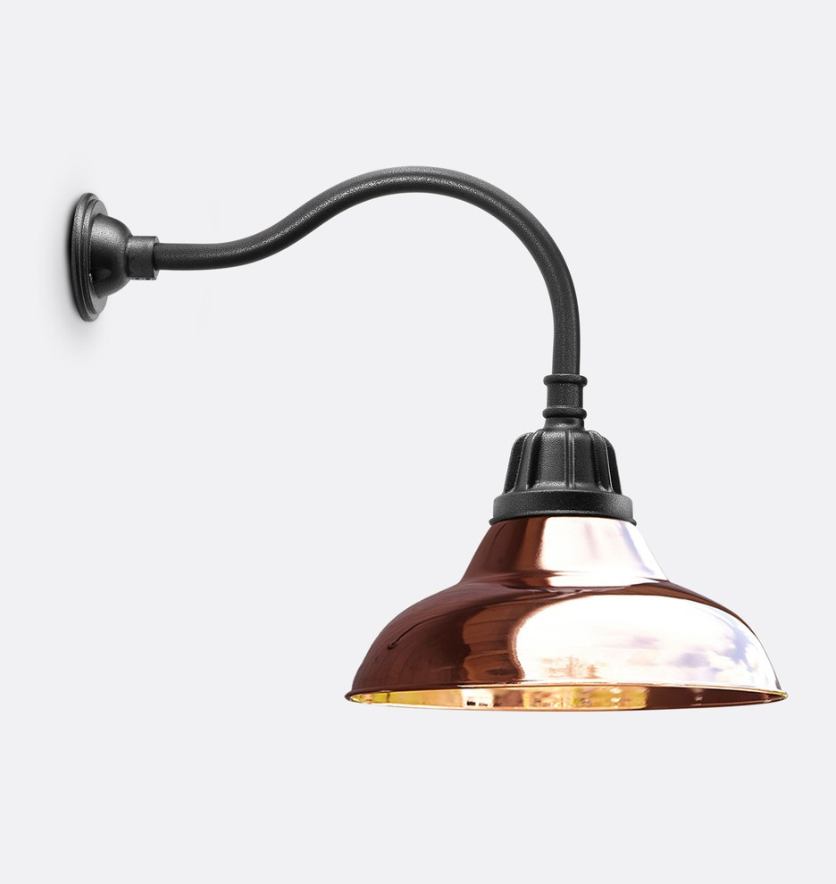 Carson Gooseneck Wall Sconce | Rejuvenation