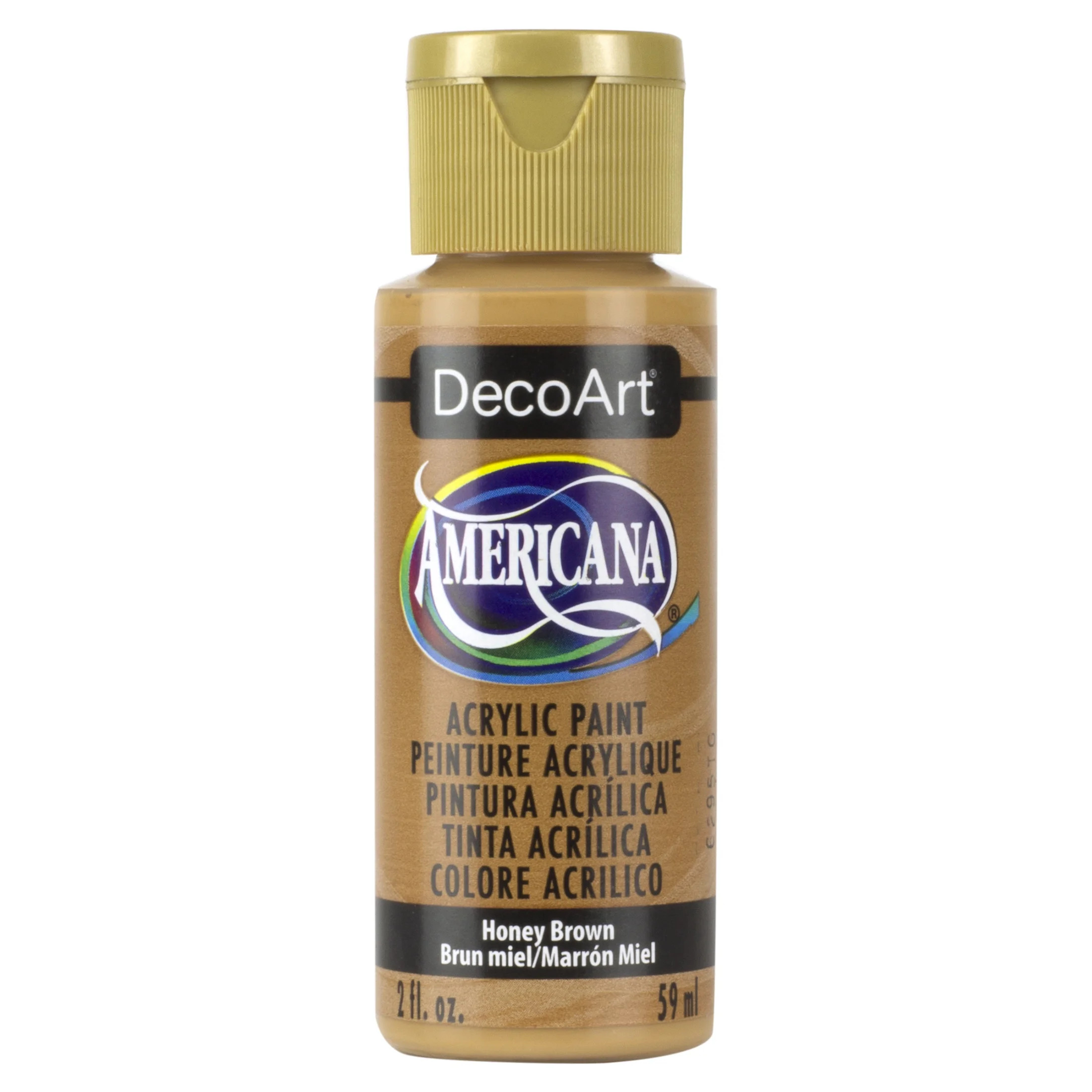 DecoArt Americana Acrylic Paint, 2 oz., Honey Brown - Walmart.com | Walmart (US)