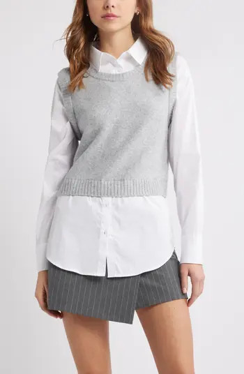 Layered Look Sweater Vest | Nordstrom