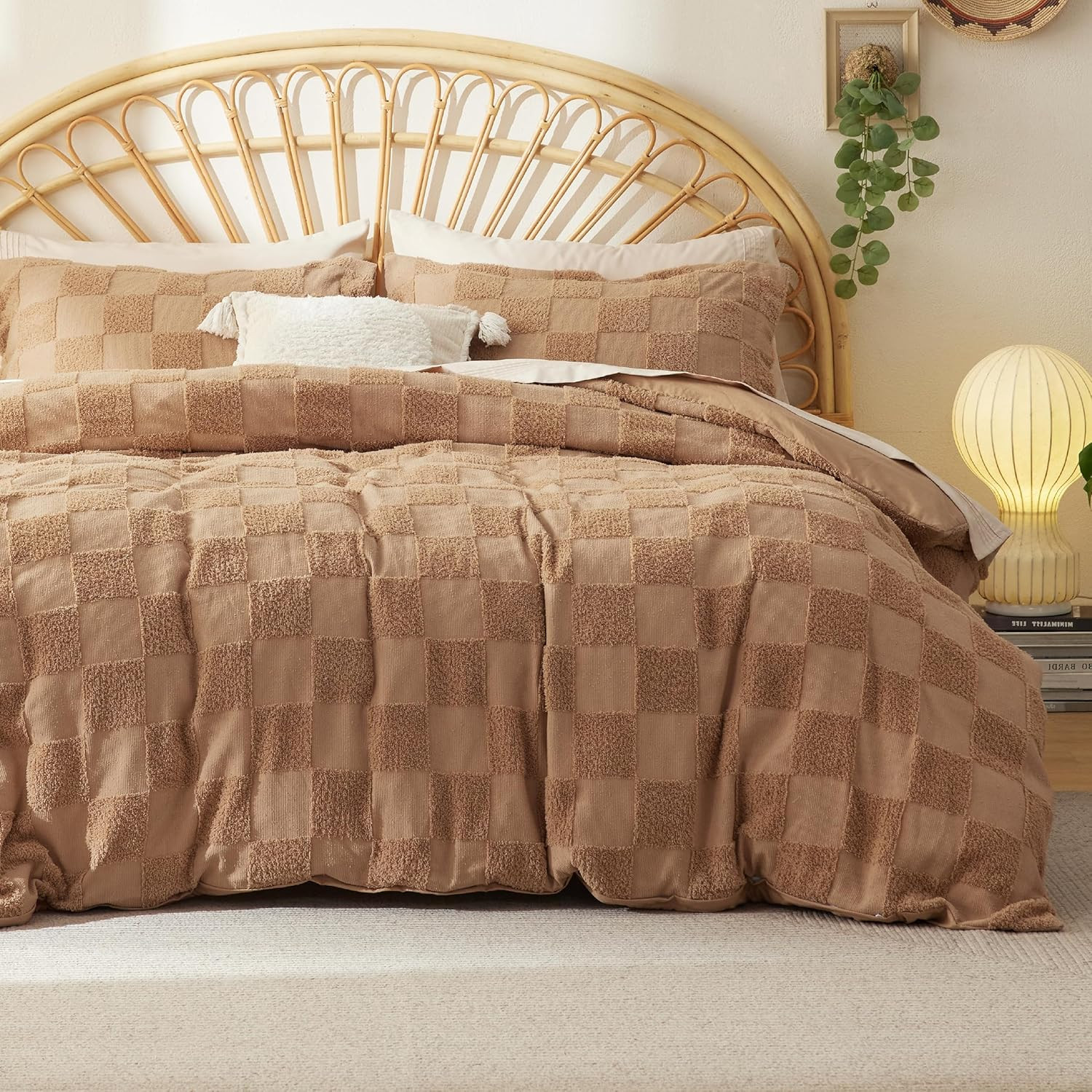 Bedsure Boho Duvet Cover - Boho Bedding Duvet Cover Set for All Seasons, Shabby Chic Jacquard Duv... | Amazon (US)