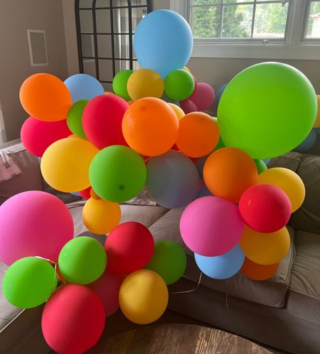 Rainbow Balloon Arch Kit
// An electric pump makes this project 10x easier

#LTKhome #LTKfamily