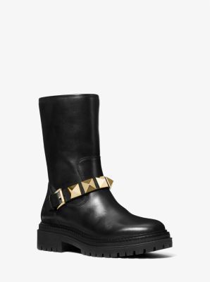 Layton Studded Leather Boot | Michael Kors US